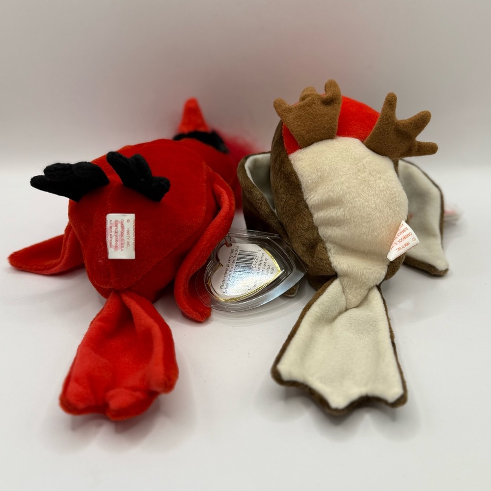 2 TY Beanie Baby Bird Plushies - Picture 4 of 4